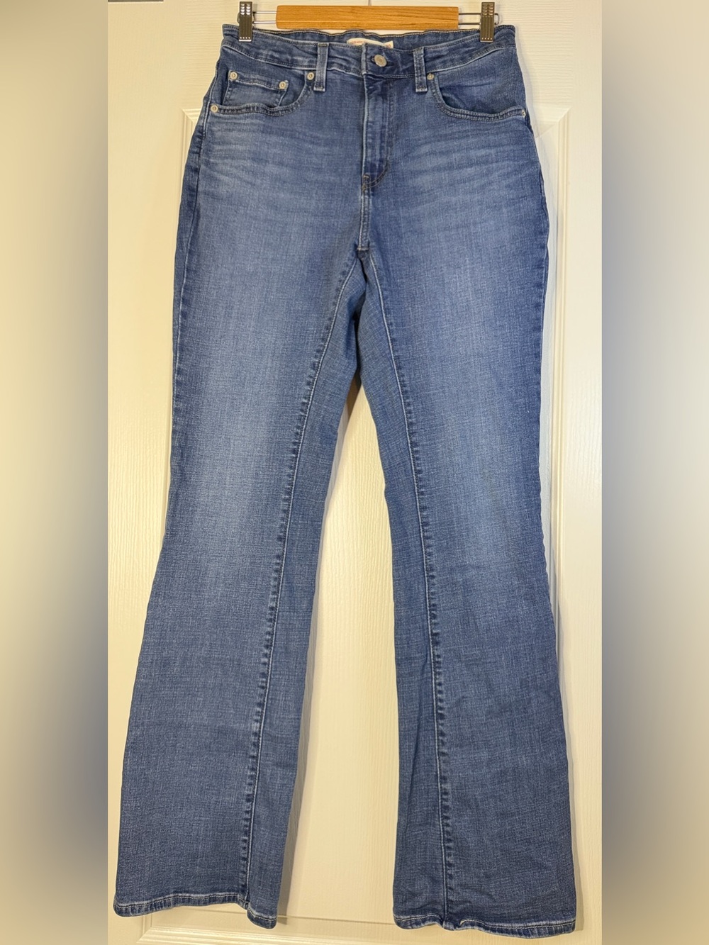Levi’s 725 High Rise Bootcut Jeans Women’s 30x32 Blue Stretch Denim Bootcut